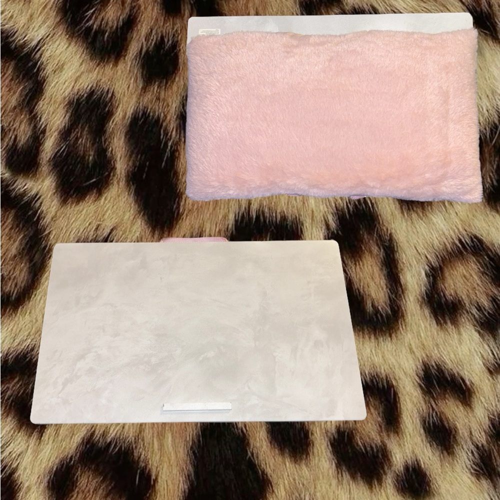 Lap Desk with Detachable Pink Pillow Cushion